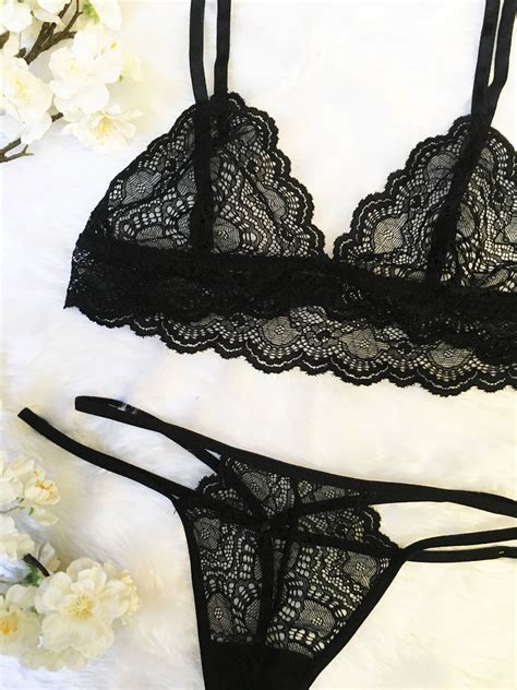 Womens Black Sexy Lingerie